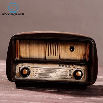Strongwell Evropi Slog Radio Model Radio Retro Nostalgično Okraski Dom Dekoracija Dodatna Oprema Nostalgično Ornament Darilo Starinsko