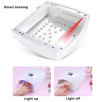 SUN UV-LED lučka za nohte, lase ir digitalni prikaz Indukcijske led lučka za manikuro Auto senzor nail Art orodja lučka za nohte