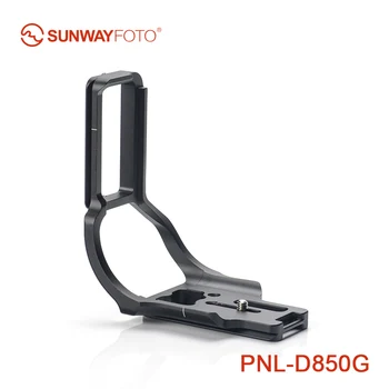SUNWAYFOTO PNL-D850G L Nastavek za Hitro Sprostitev Ploščo Kamere Pribor za D850 Baterije Ročaj z Navojem 1/4