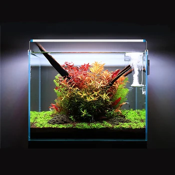 Super Slim Led Osvetlitev Akvarija Vodnih Rastlin Svetlobe 18-58 CM Extensible Nepremočljiva Posnetek na Svetilka Za Fish Tank