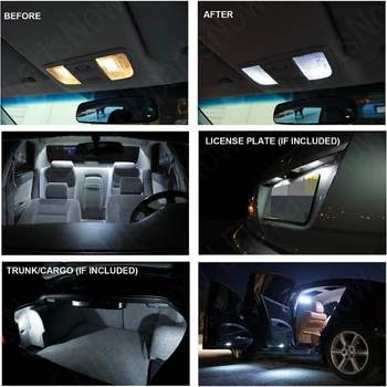 Super svetla Notranjost led Avto luči Za Mazda 5 cw enoprostorec žarnice registrske Tablice za avtomobile Svetlobe