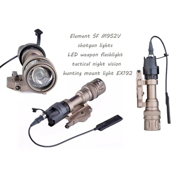Surefir Element M952V Taktično IR Svetilka Softair Wapen Pištolo Arsoft Orožja Luč Za Lov s Puško Airsoft Orožja Arma Luči