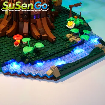 SuSenGo LED Luči komplet Za 21318 Ideje Serije hišico , (Model Niso Vključene)