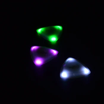 Svetlobna Izbirčen Električna Kitara Akustična Kitara Hitro Pobere Trikotnik Izbirčen Roza Svetlobe Bela Svetlo Zelena Luč Tri Barve Svetlobe