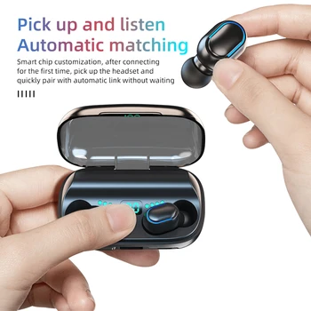 T11 TWS 5.0 Bluetooth 9D Brezžične Stereo Slušalke Vodotesne Slušalke Čepkov Podpora iOS/Android Telefonov HD Klic Slušalke pk A6S