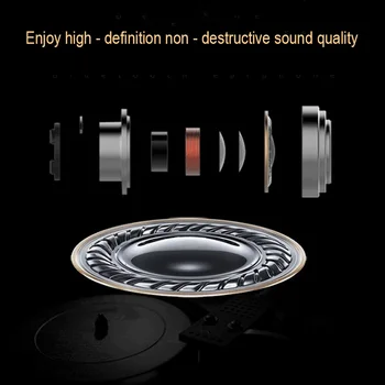 T23 Bluetooth 5.0 Slušalke Brezžični Magnetni Slušalke Z Mikrofon Stereo Bas Neckband V Uho Športne Slušalke Podpira TF Kartice NA