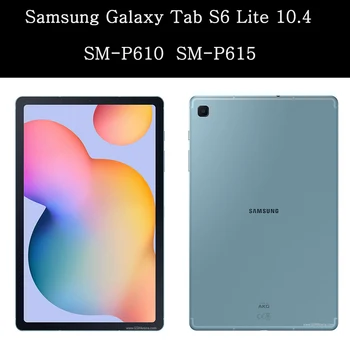 Tablični Primeru Za Samsung Galaxy Tab S6 Lite 10.4 2020 SM-P610 SM-P615 LTE omrežja WI-FI Usnja Flip Cover Risanka Slikarsko Stojalo Coque