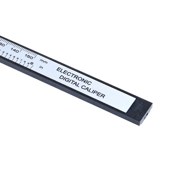 TAITU Vernier Kaliper 0-100 mm/0-150mm 6 inch Merilno Orodje, Plastika LCD Digitalni Elektronski Ogljikovih Vlaken Vladar Merilnik Mikrometer