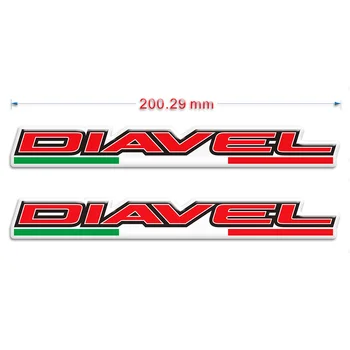 Tank Tipke Za Ducati Diavel 1260S 1260 S 3D logo strani plošče nalepke Goriva Zaščitnik Oklep Emblem Motocikel Nalepka