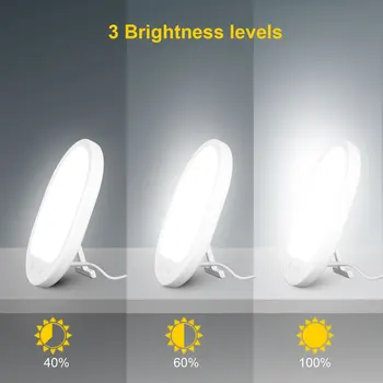 Terapija s svetlobo Žarnice Polnega Spektra UV-Brezplačno 10000 Lux Svetlost Nastavljiva Svetloba Veseli Dan Spreminjanje Razpoloženja Sprostite se Anti-Utrujenost Lučka