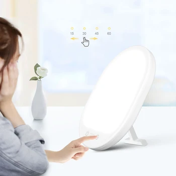 Terapija s svetlobo Žarnice Polnega Spektra UV-Brezplačno 10000 Lux Svetlost Nastavljiva Svetloba Veseli Dan Spreminjanje Razpoloženja Sprostite se Anti-Utrujenost Lučka