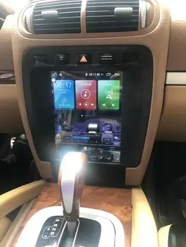Tesla Slog Android 9.0 4+64GB Avto, GPS navigacija Za Porsche Cayenne 2002-2009 Radio Stereo Multimedijski Predvajalnik glavne enote Diktafon