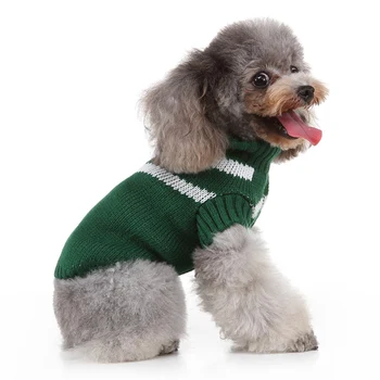 Toplo Pes Proge Pulover Plasti z Visoko Ovratnik Zimske Jeseni Hišne Pse Oblačila