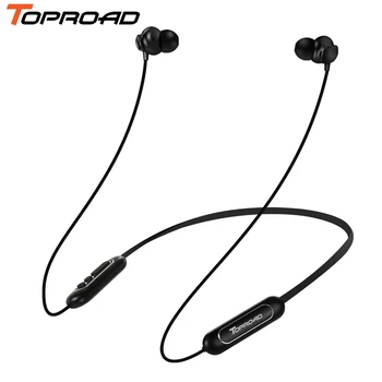 TOPROAD Bluetooth Slušalke Brezžične Nepremočljiva Šport Slušalke, Aktivni šumov Stereo Bas Slušalke z Mikrofon za Telefon