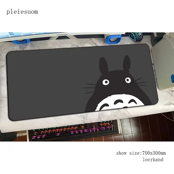 Totoro mouse pad locrkand gaming mousepad anime 900x400x4mm urad notbook desk mat esports padmouse igre pc gamer preproge