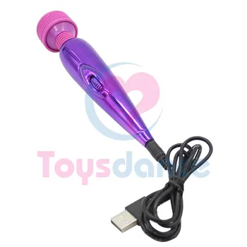 Toysdance Odraslih Masturbacija Sex Igrače Za Ženske 185*34 mm USB Polnilne Močno Palico Vibrator Upogljivi Glavo Klitorisa Massager