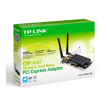 TP Link Archer T6E Adapter PCI Express AKUMULATORSKI, dvojni trak, AC1300