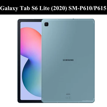 TPU Šok Dokaz Ohišje za Samsung Galaxy Tab S6 Lite 10.4 2020 Pregleden Zadnji Pokrovček za Samsung SM-P610 P615
