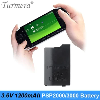 Turmera 1200mAh 3,6 V Litij-Li-ionska Baterija, Zamenjava za PSP-2000 PSP-3000 v Seriji 3001 3004 3008 2004