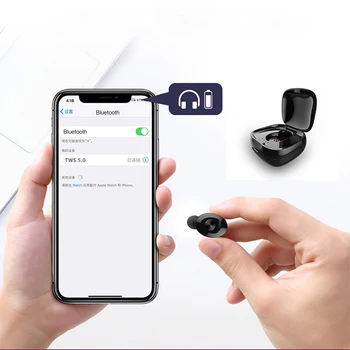 TWS Bluetooth 5.0 Slušalke šumov Slušalke Z Mikrofonom za Prostoročno Čepkov za Xiaomi Redmi Airdots Brezžična Slušalka