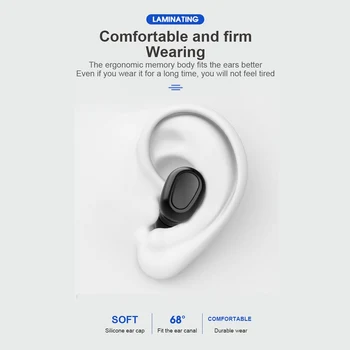 TWS Bluetooth Slušalke Z Mikrofonom, LED Zaslon Brezžična tehnologija Bluetooth Čepkov Vodotesne Slušalke Slušalke šumov