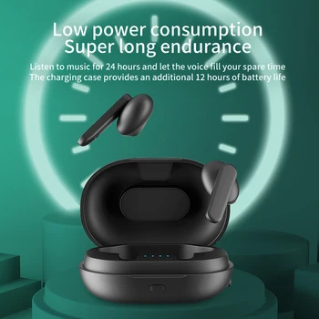 TWS Brezžična tehnologija Bluetooth 5.0 Slušalke Teče HiFi Stereo Brezžične Slušalke Športne Slušalke Z Mikrofonom Za IOS Android Slušalke