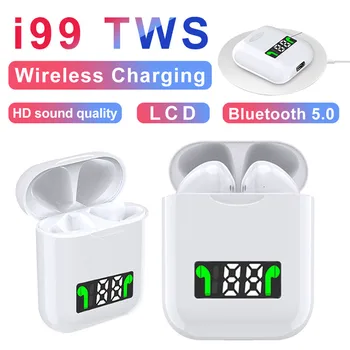 TWS-i99 Brezžična tehnologija Bluetooth 5.0 Slušalke Touch Kontrole Pop up Šport Sweatproof Slušalke, Prenosni Čepkov PK i10 i20 i30 i60