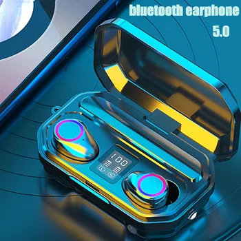 Tws Šport Brezžične Slušalke Za Vse Telefone Čepkov Bluetooth Slušalke Nepremočljiva Brezžične Slušalke 9D šumov Slušalke
