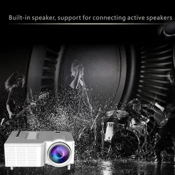 UC28C+ Home Projektor Mini Mini Prenosni 1080P HD Projekcija Mini LED Projektor Za Domači Kino Zabava v zalogah