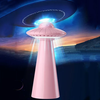 UFO Design Mini Polnilna LED namizne Svetilke Stepless Zatemnitev Noč Svetlobe Dekor