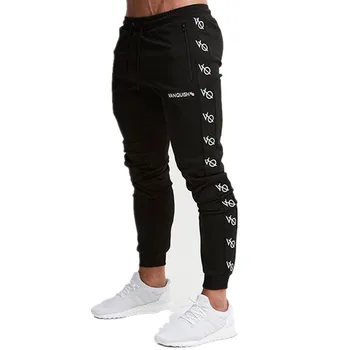 Ulične moda roupas masculinas 2019 marca calças masculinas jogger de fitnes algodão calças esportivas casuais macacão de fi