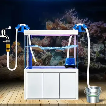 Ultra Tiho Potopne Akvarijske Vode Črpalka za Fish Tank Vodnjak Vrtni Ribnik Rockery Nastavljiv Filter Vode Črpalka