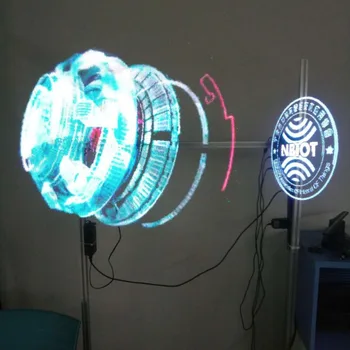 Univerzalni LED Holografski Projektor Prenosni Hologram Predvajalnik 3D Holografski Dispaly Fan Edinstveno Hologram Projektor