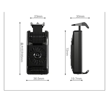 Univerzalni Mobilni Telefon USB Igro Hladilnik Sistem Hladilni Ventilator Gamepad Držalo, Stojalo Radiator Za iphone Xiaomi Huawei samsung telefon