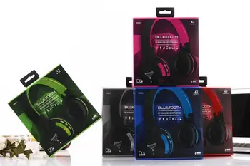 Upogljivi Brezžične Slušalke super bass stereo Surround šumov Nad Uho Bluetooth Slušalke z MIKROFONOM za vse telefon