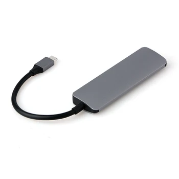 USB C ZVEZDIŠČE USB-C Do 3.0 HUB HDMI je združljiv VGA Strele 3 Adapter Za MacBook Samsung Galaxy S9/S8 Huawei P20 Pro Tip C USB