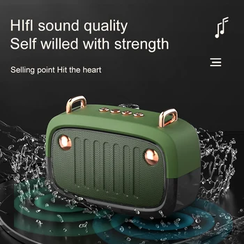 USB Mini Bluetooth Zvočnik Prenosni Brezžični Zvočnik Zvočni Sistem 3D Stereo Glasbe Surround Zunanji Zvočnik Podpora FM TFCard