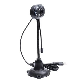 USB Webcam z šumov Mikrofona 640*480 HD z Ročnim Ostrenjem Računalnik, Kamero za Video Konference Online Tečaj