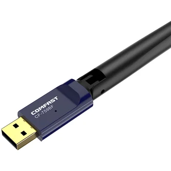 USB WiFi Adapter Bluetooth 600Mbps Dual Band 2,4/5Ghz Brezžična Zunanja antena Mini WiFi Dongle za RAČUNALNIKOM/Prenosni/Namizni CF-759BF
