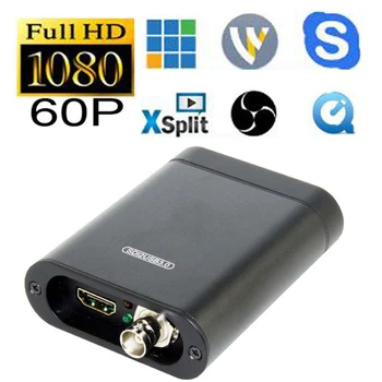 USB3.0 60FPS zajem Videa polje 1080P/60Hz HD HDMI/SDI/DVI/VGA Igra Pretakanje Živo Snemanje FPGA Grabežljivac Ključ Stream