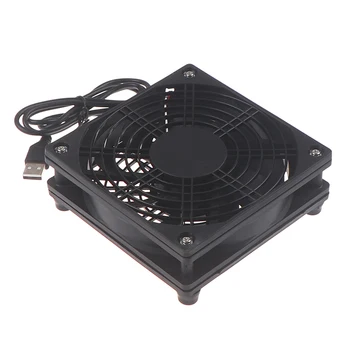 Usmerjevalnik fan DIY PC Hladilnik, TV Okno Brezžične Hlajenje 5V USB napajanje 120 mm ventilator