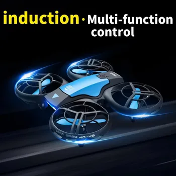 V8 Mini Brnenje 4K 1080P HD RC Quadcopter WiFi Fpv brezpilotna letala Zračnega Tlaka Višina Držite Black RC Helikopter UAV Zrakoplova, Igrače za Otroke