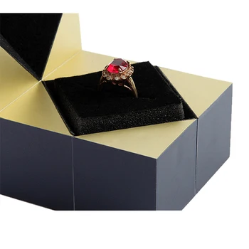 Valentinovo Magic Cube Nakit Embalaža Polje Prilagajanje Predlaga Zakonske Obroč Polje