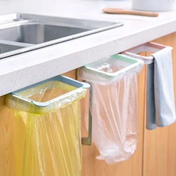 Vanzlife kuhinji trash rack lahko visi v omari, vrata smeti vrečke obesil prikaže plastičnih regal polica nosilec