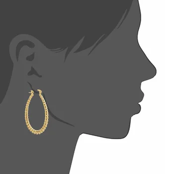 VAROLE Zavite linije, U Oblike Hoop Uhane, Zlate Barve Srčkan Geometrijske Vodne Kapljice Obroče Earings Modni Nakit Za Ženske
