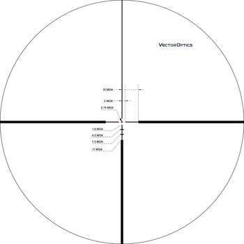 Vector Optics Continental 3-18x50 Lov Riflescope Ostrostrelec Puška Področje 1/4 MOA 90% Svetlobe Šok Dokaz, Testiranih na .338 Lapua Mag