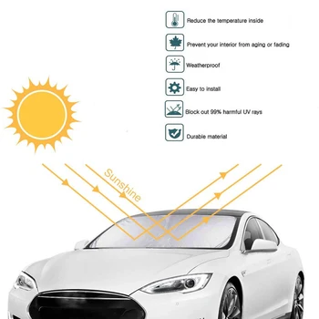 Vetrobransko steklo avtomobila dežnik logotip okno sonce pokrov zaščitni auto odtenek simbol za volvo suncobran coche sončni svetlobi zaščitnik slepi 2020