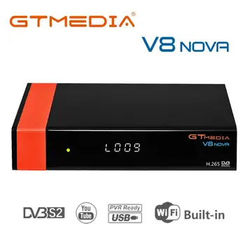 Vgrajen Gtmedia V8X V8 Nova WIFI sprejemnik, ki ga poganja Freesat v8 super DVB-S2 satelitskega sprejemnika omrežja