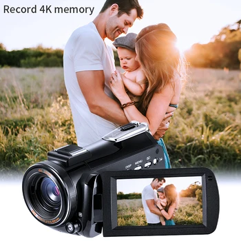 Video Camera 4K Ordro AC3 WiFi Night Vision 30X Digitalne Kamere Vlog Filmadoras za YouTube z Mikrofonom SD Kartico