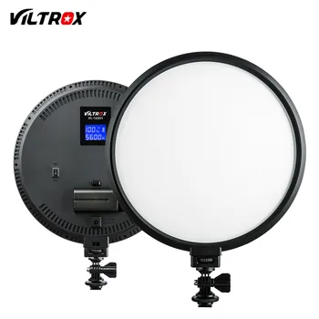 Viltrox VL-500T 25 W LED Video Studio Lahka Svetilka Slim Bi-Color Zatemniti komplet Baterija&polnilec za fotoaparat foto YouTube kažejo Živo